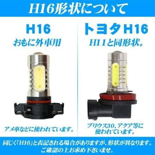 LEDフォグランプ H8/H11/H16(国産車)COBチップ 11W 1650ルーメン 6500K 2本セット 送料無料｜lifeideas｜07