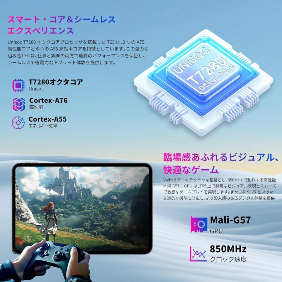 ❤超高性能CPU搭載でマルチタスクもサクサク快適♪❤高機能☆タブレットPC Amazon.co.jp: 【2024New】タブレットPC 8コアCPU 16GB(8GB+8GB拡張