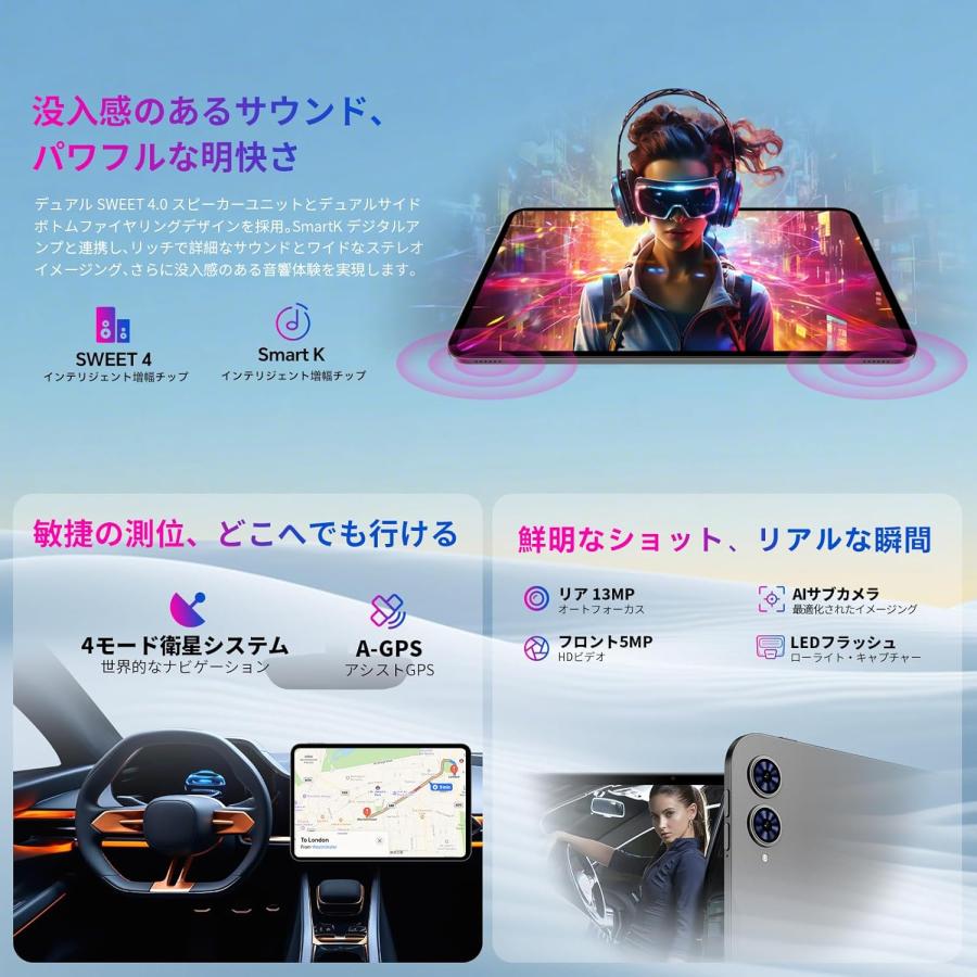 TECLAST タブレット【クーポンで21999円+レビュープで6000円の周辺機器