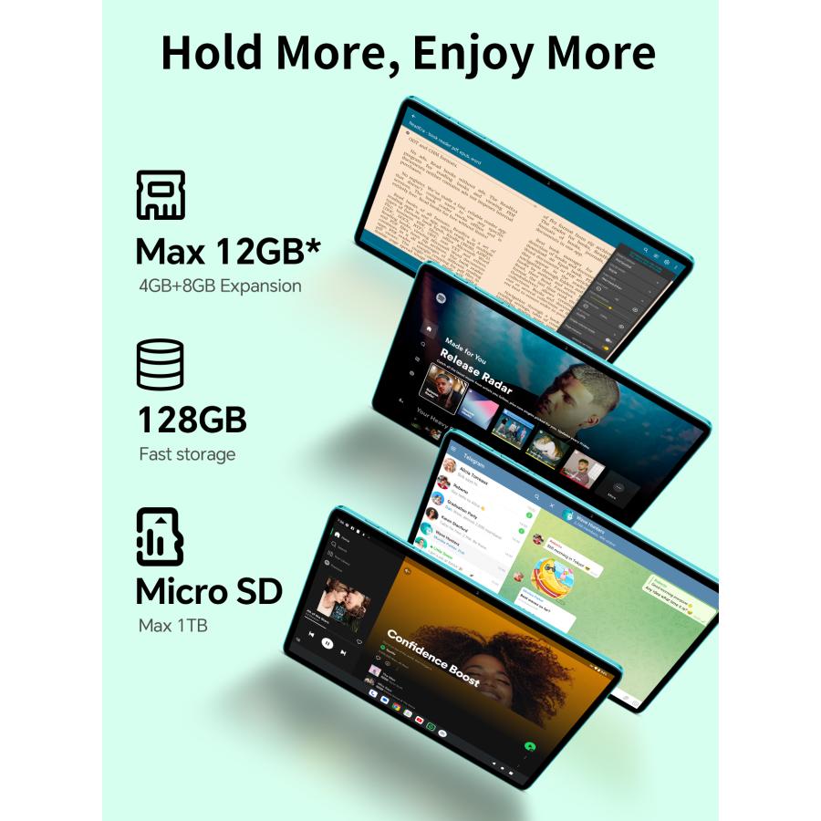 Wi-Fiモデル／ TECLAST 正規品 128GB 10.1インチ TECLAST 128GB Android14 GPS デュアルWi-Fi対応 10インチ レビュー