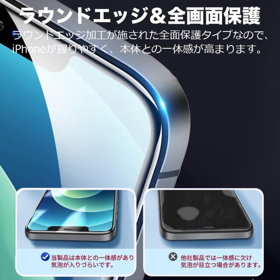 ライフイノテック iPhone 保護フィルム 覗き見防止 フィルム iPhone12