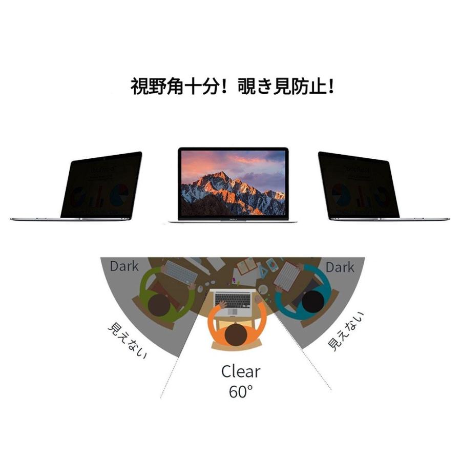 パナソニック レッツノート SVシリーズ CF-SV8KDPQR 12.1 インチ 対応 覗き見防止 プライバシーフィルター 液晶保護フィルム｜lifeinnotech1｜02