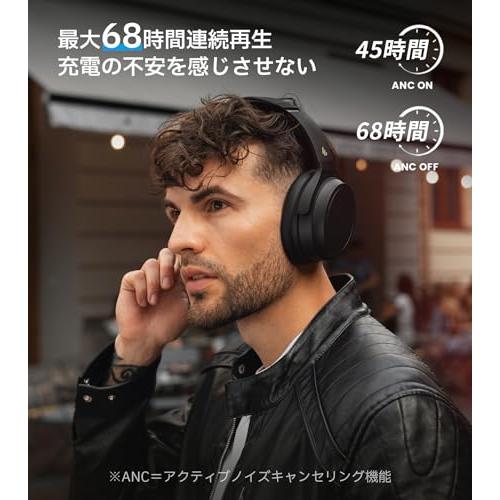 即納分 Edifier WH700NB ワイヤレス ノイズキャンセリング ヘッドホン Bluetooth 5.3 外音取り込み/ENC通話ノイズキャンセリング/マルチポイント/マイク内蔵/68時間/専