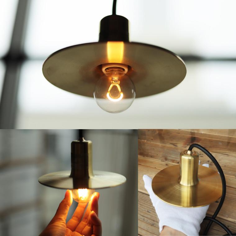 ペンダントライト 日本製 KT brass pendant light 100cm E17用 真鍮