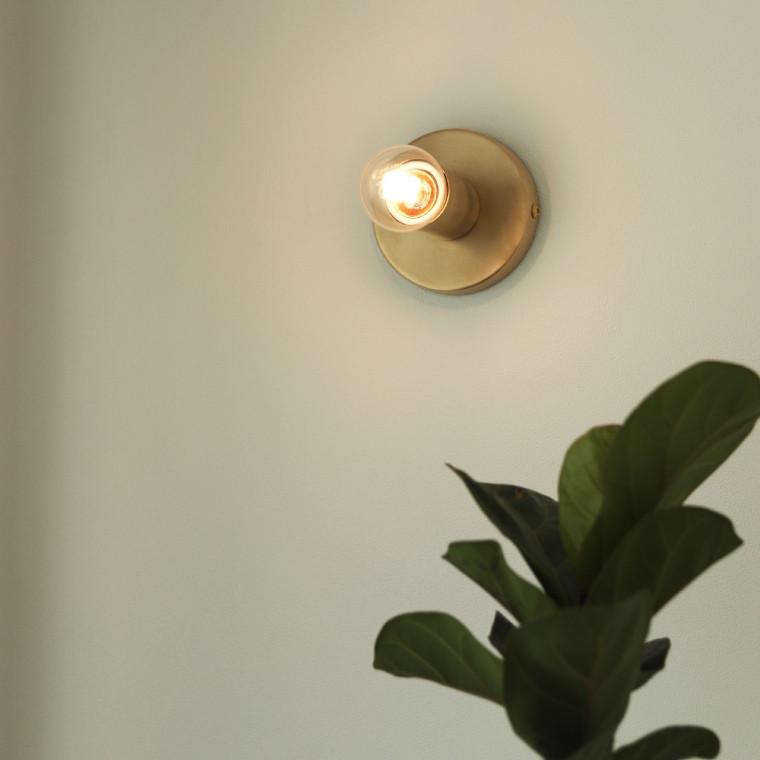 ポルカ シランドルブラケットライト 真鍮 E26 ウォールライト LED対応