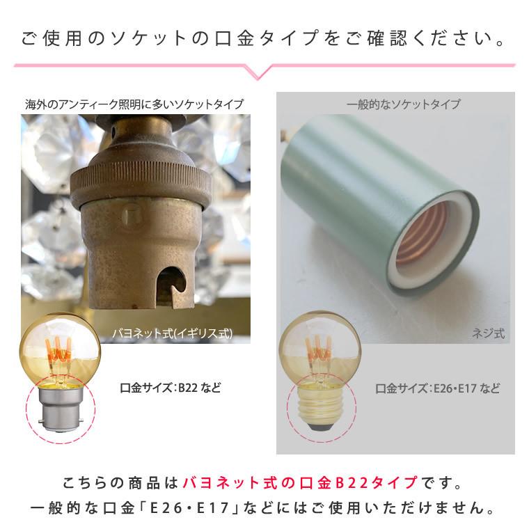 EdisonBulb 2個セット B22 B22D 調光器対応 エジソンバルブ LED電球