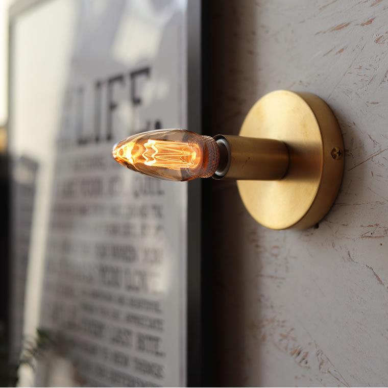 EdisonBulb シャンデリア球型 LED電球 E17口金 調光器対応 エジソン