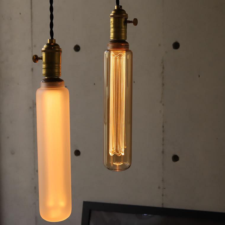 EdisonBulb 2個セット ノスタルジアBIGチューブ エジソンバルブLED電球