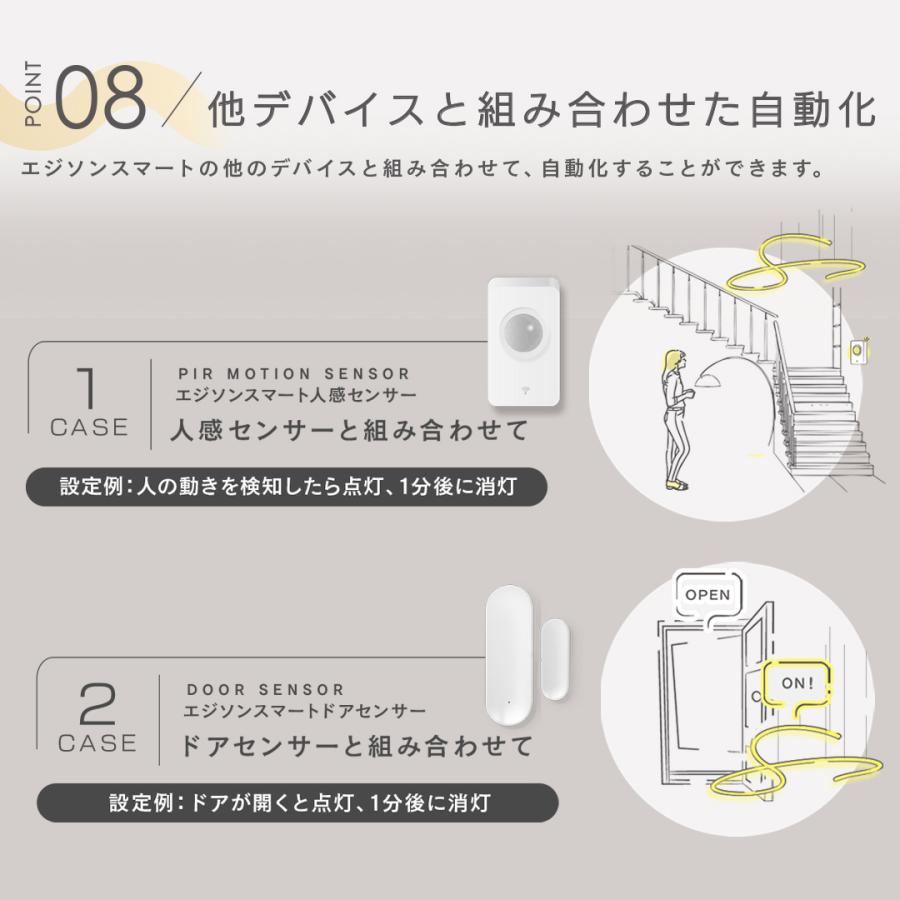 LEDテープライト 5m エジソンスマート COB シリコンチューブライト LEDストリップ ネオンライト スマート照明 Wi-Fi スマホ アレクサ対応 調光調色 リモコン付き