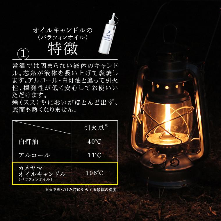 カメヤマキャンドル オイルキャンドル250ml パラフィンオイル クリア