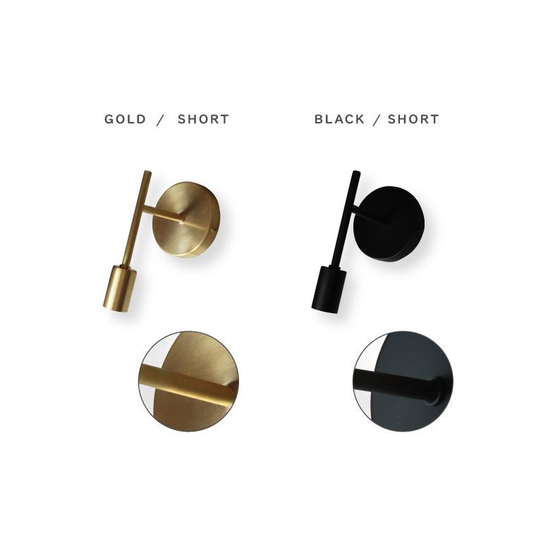 LED美容器 ブラック・ゴールド ブラック×ゴールド 高級感のある美しいブラケットライト