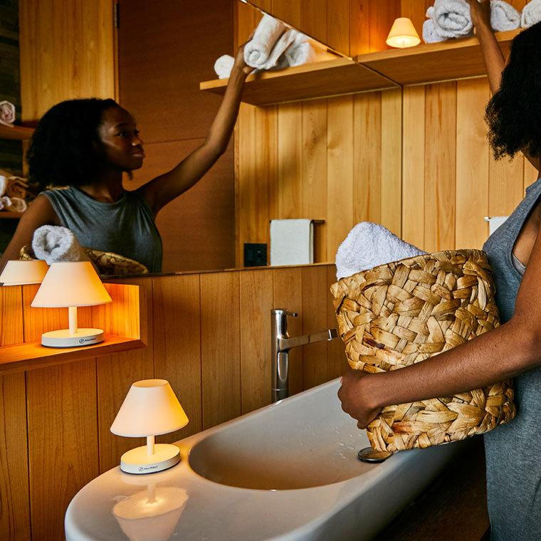 MoriMori テーブルランプ 充電式 LEDティーライト MORIMORI S1 ナイト