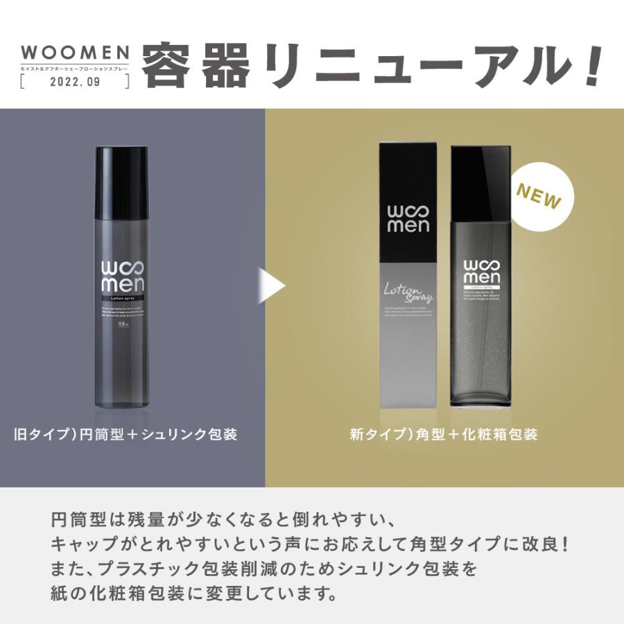 WOOMEN（ウーメン） 化粧水 メンズコスメ オールインワン ミスト
