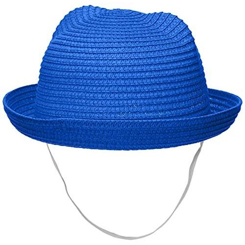 再再販 ミシアラグジュアリー ハット 麦わら帽子 キッズ ベビー 男の子 女の子 日よけ 春夏 5211 ブルー 47 49cm 送料無料 Www Maxipiso Com Ar