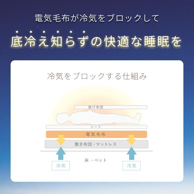 ライフジョイ（LIFEJOY） 【公式】ライフジョイ 日本製 電気毛布 敷き