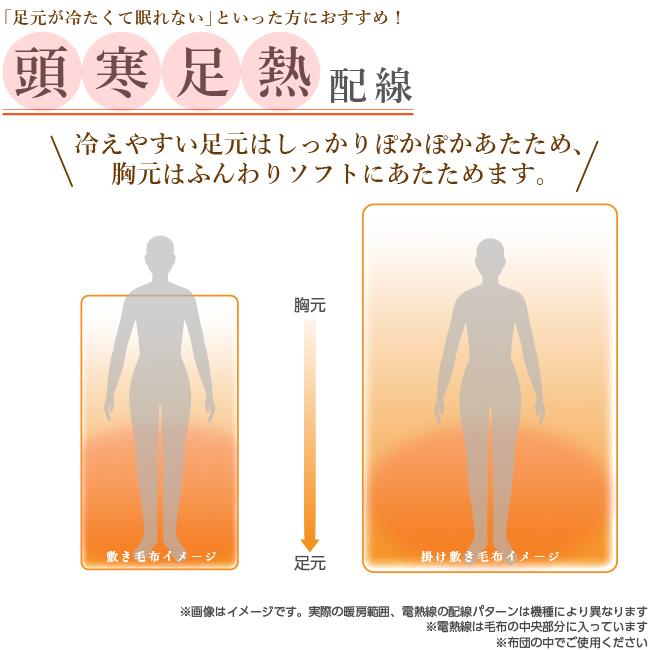 【公式】ライフジョイ  日本製 電気毛布 8時間ＯＦＦタイマー付 掛け敷き 188×130cm 洗える 室温センサー ダニ退治 スライド温度調節 JBK551G-B JBK551G-D 爆買 | ライフジョイ | 07