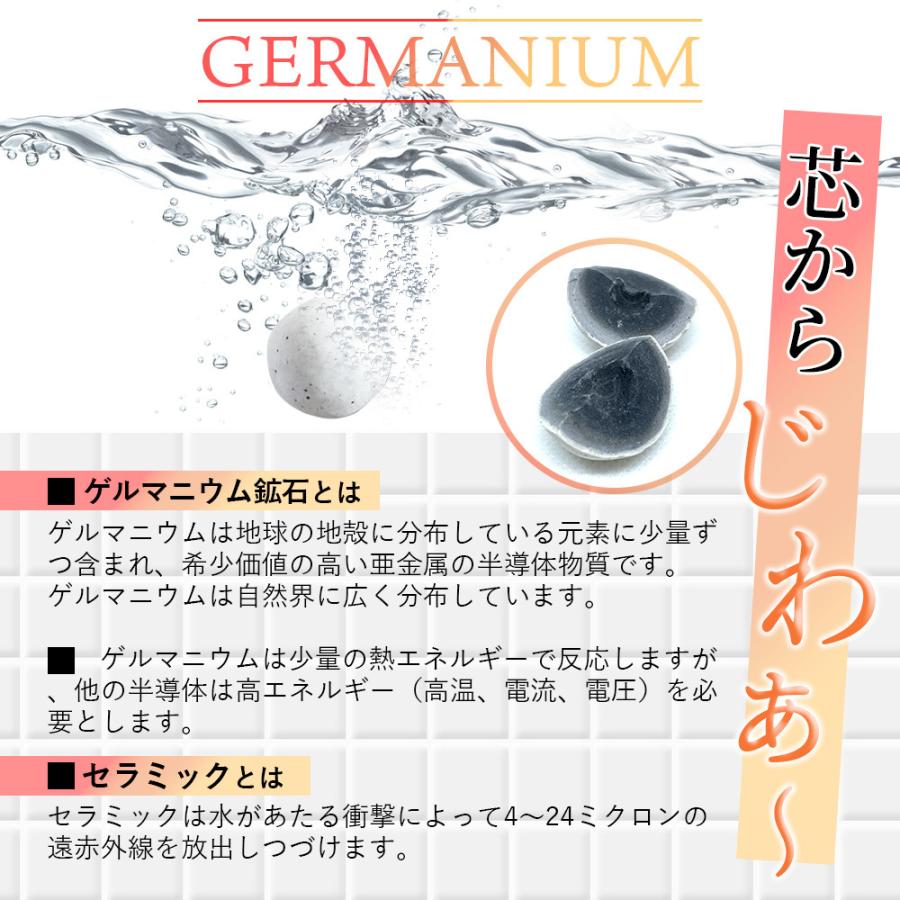 ゲルマ温浴ボール 15玉（約255g）オーガンジー袋付 温浴 入浴 お風呂 全身浴 半身浴 足湯 ゲルマニウムボール ゲルマニウム温浴 ゲルマニウム鉱石 正規品 |  | 02