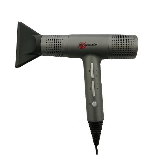 トルネード デジタル ヘアドライヤー 1200W グレー 大風量 超速乾 静音 