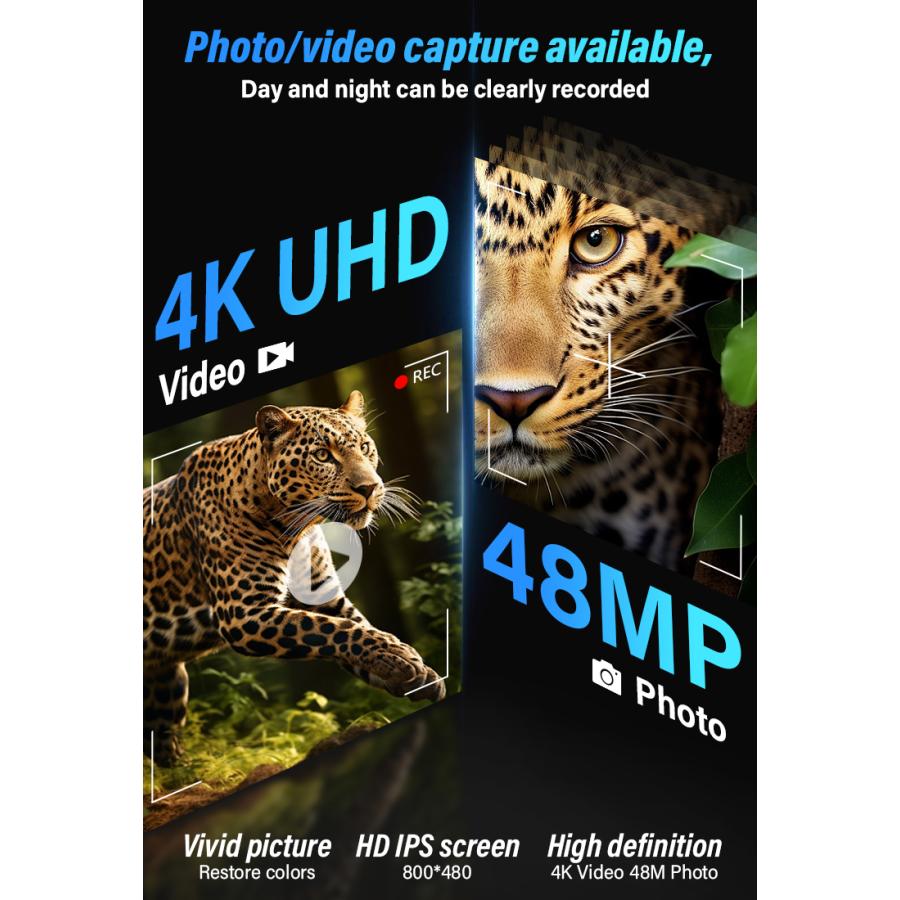録画ができる 180°回転式レンズ暗視双眼鏡 KL-A180 ナイトビジョン
