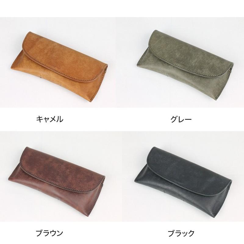 TAYLOR WITH RESPECTプエブロレザーメガネケース ダークブラウン