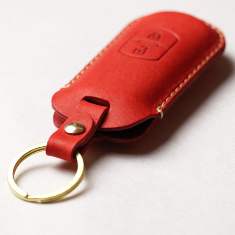 ロードスター デミオ アテンザ アクセラ CX3 CX5 キーケース 革 キー