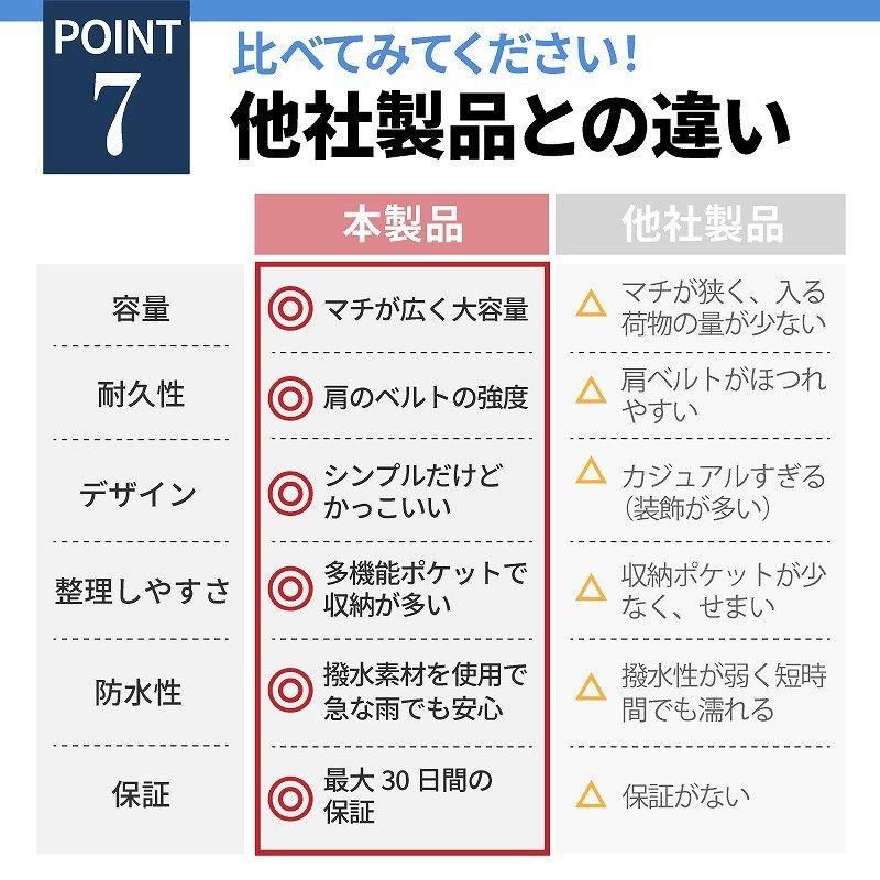 メッセンジャーバッグ メンズ ショルダーバッグ ボストンバッグ レディース 小さい 大きめ a4 軽い 旅行 大容量 斜めがけ 撥水 防水 通勤 通学 自転車 60代 50代｜lifelivecom｜15