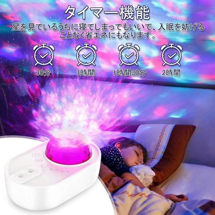 スタープロジェクターライト 星空投影ライト 水紋＆スター＆銀河