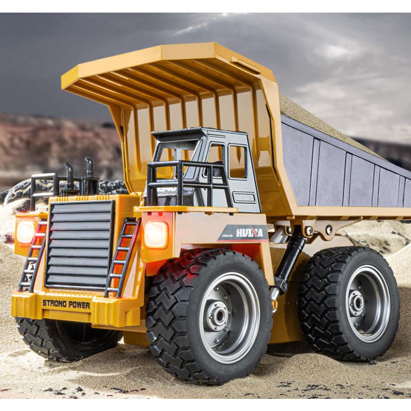 ラジコンカー働く車RCダンプカー充電式合金リアル工事建設機ミニカー