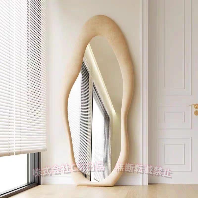全身鏡 姿見 160x60cm 壁掛け スタンド 大型C&J（株)飛散防止 玄関 鏡