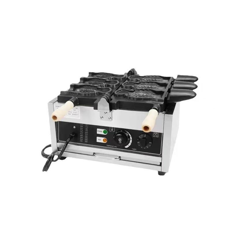 業務用　アイスコーン製造機　たい焼き型　100V×2 税込】☆国内電圧対応☆ アイスコーン たい焼き器 業務用 家庭用 電気