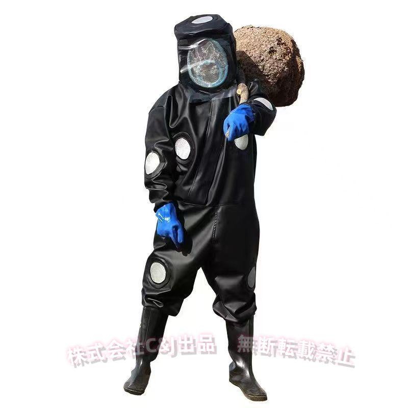 SALEスズメ蜂防護服 スズメバチ駆除用蜂防護服 フェイスネット付き 通気性 スズメ蜂 防護服 スズメバチ駆除用蜂防護服 フェイスネット付き