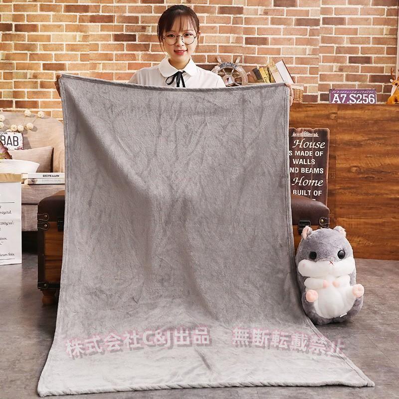 ハムスター ぬいぐるみ ブランケット付き ギフト クッション 抱き枕