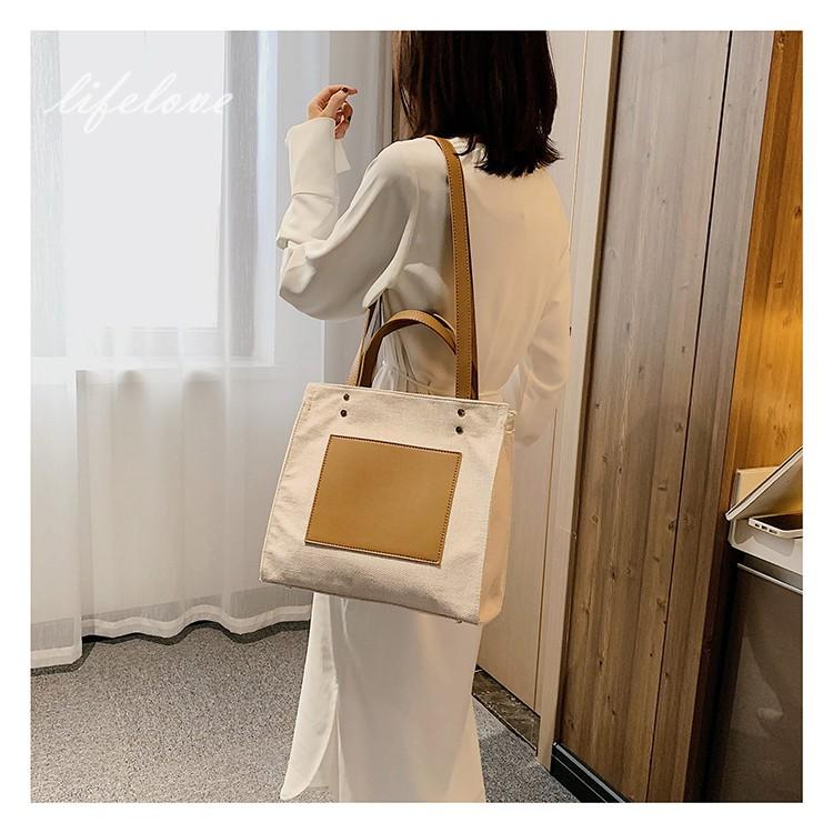 トートバッグ レディース 帆布 キャンバス トート 2way 大学生 ショルダーバッグ 大きめ 斜め掛け おしゃれ 通勤 通学 カジュアル 夏 30 40代 Yholl048 Lifeloveshop 通販 Yahoo ショッピング
