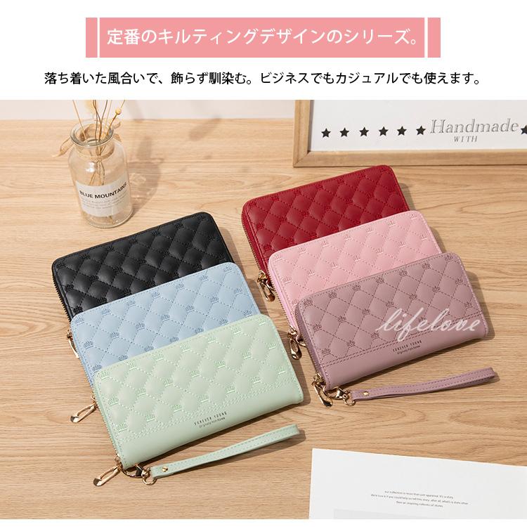 財布 長財布 当店限定販売 レディース 薄い ラウンドファスナー 女性 40代 軽量 21 母の日 サイフ スマホポーチ 使いやすい ウォレット おしゃれ