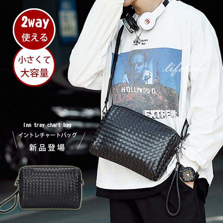 ショルダーバッグ メンズ 小さい 斜めがけバッグ イントレチャートバッグ 通勤バッグ 男性 2way 小さめ メンズバッグ ショルダー 大容量 おしゃれ Yholl327 Lifeloveshop 通販 Yahoo ショッピング