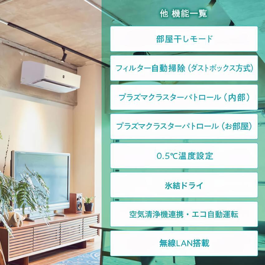 SHARP（シャープ） エアコン 20畳 工事費込み AC-T63ATC クーラー 
