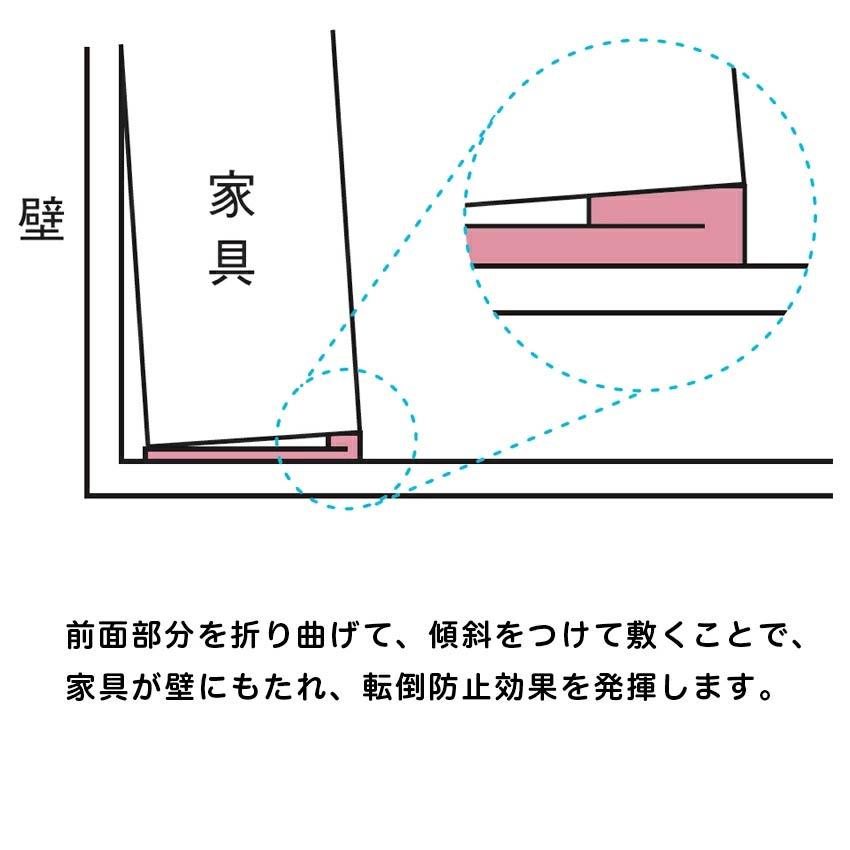 マット 床 傷防止 アートのマット7 1枚 家具安定 すべり止め 調湿