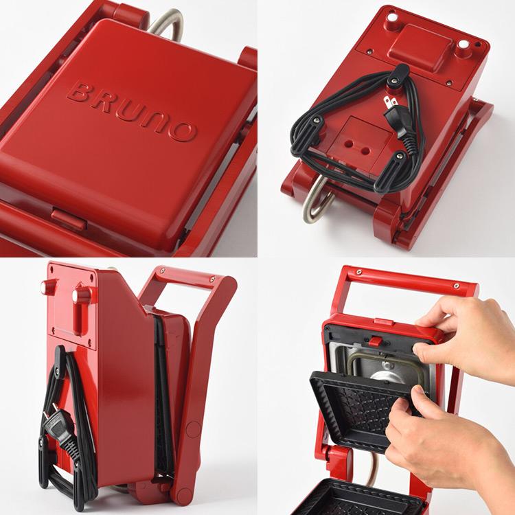 ホットサンドメーカーシングル　BRUNO bruno ホットサンドメーカー 1枚 ブルーノ ホットサンド BRUNO グリル