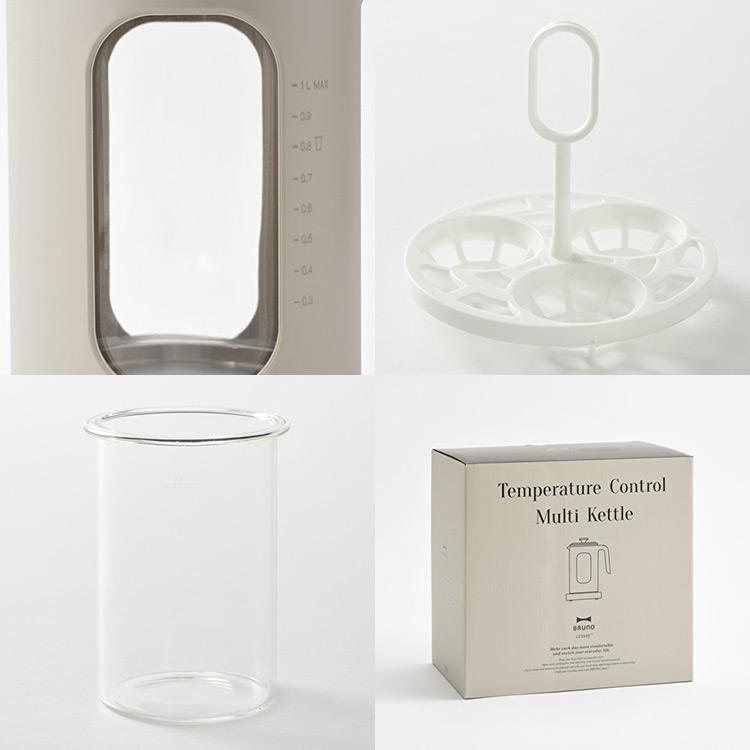 電気ケトル おしゃれ 温度設定 BRUNO ブルーノ 温度調理マルチ