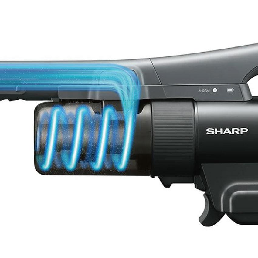 シャープ コードレススティック掃除機 EC-PT1 アッシュグレー アッシュ