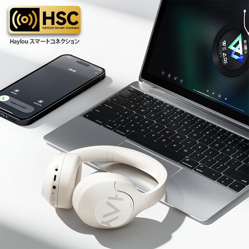 ヘッドホン Bluetooth ヘッドフォン haylou S30 ノイズキャンセリング ハイレゾヘッドホンの画像