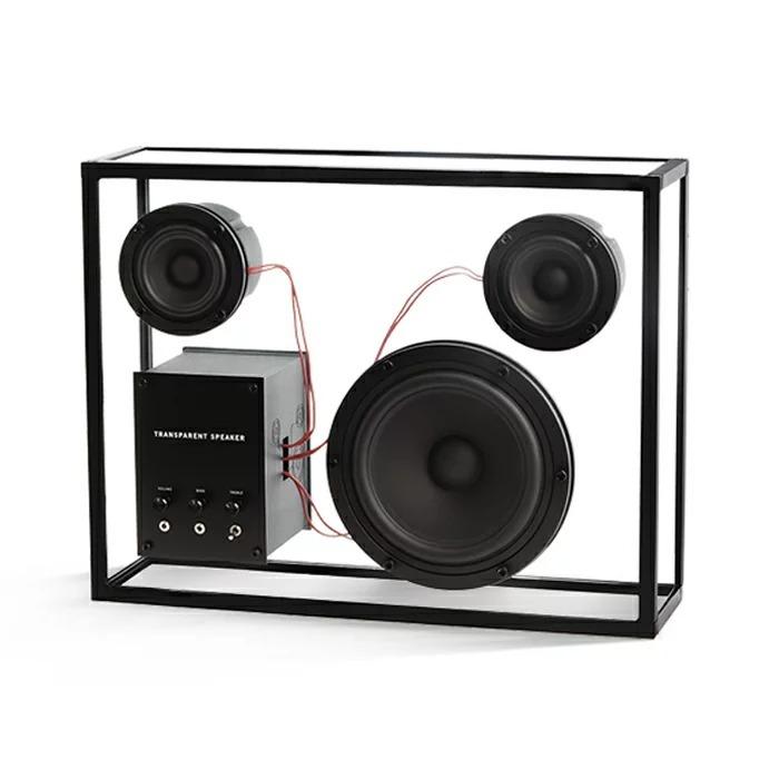 TRANSPARENT スピーカー bluetooth SPEAKER red code