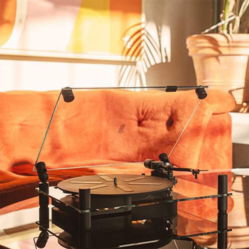 ターンテーブル TRANSPARENT ホワイト ブラック : LIFE LUCK ヤフー店