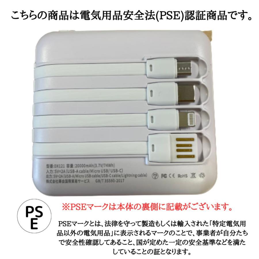 モバイルバッテリー 急速充電 20000mAh LED残量表示 iphone16