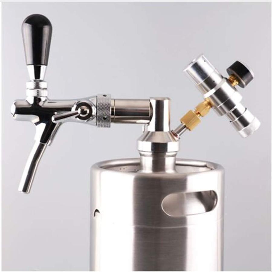 ビールサーバー ビールディスペンサー 缶ビール ステンレス鋼製 2Lビール樽システム カーボネーター蛇口ミニCO2レギュレーター付き 家庭用 業務用 安全 健康 頑 ビールサーバー ビールディスペンサー 缶ビール ステンレス鋼製 2Lビール樽システム カーボネーター蛇口ミニCO2レギュレーター付き 家庭用 業務用 安全 健康 頑