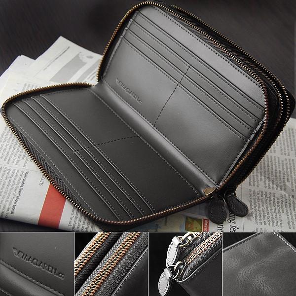 白長財布メンズ 財布 メンズ 長財布 本革 ブランド ダブルファスナー長財布 白財布 Mc 0610x ライフマックス Yahoo 店 通販 Yahoo ショッピング