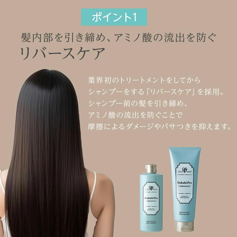 30％OFF★ゴクビプロ PREMIUM スペシャルケアセット！シャンプー＆トリートメント＆スカルプローション+オリジナルコームプレゼント |  | 07