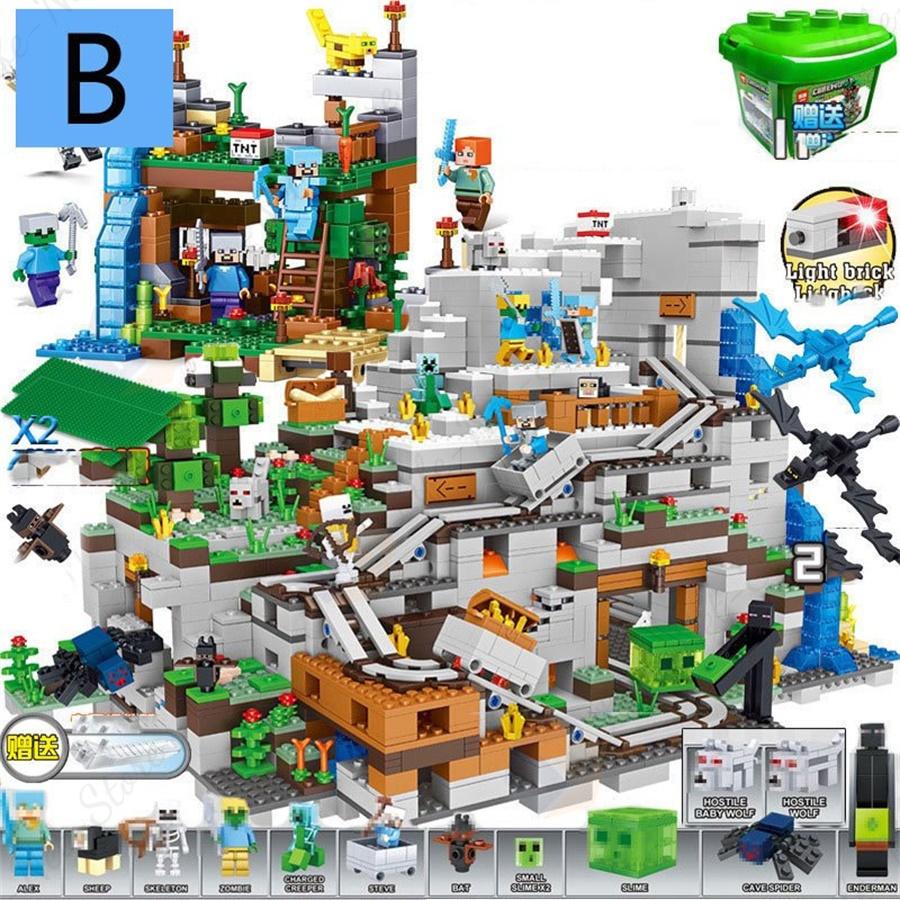 マインクラフト Minecraft Cave Mountain The ブロック レゴ交換品 交換 大人気ミニフィグ 山の洞窟 豪華セット 鉱山 返品送料無料 大人気ミニフィグ