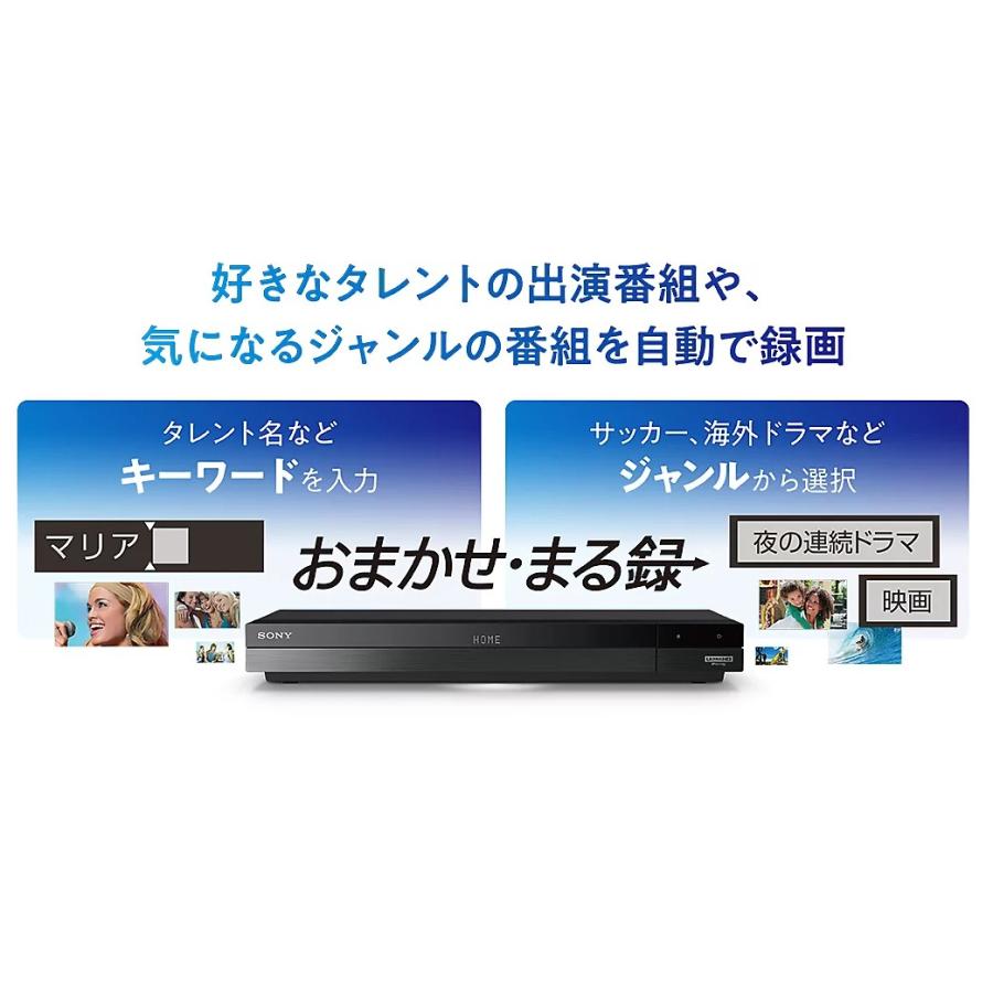 新品」SONY(ソニー) ブルーレイレコーダー BDZ-FBW2200 【2TB】大容量