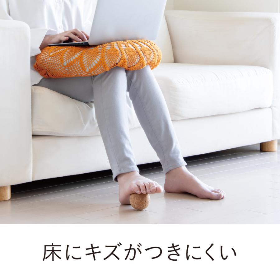 ストレッチ ボール 2個入り コルク お尻 足裏 ほぐし マッサージ
